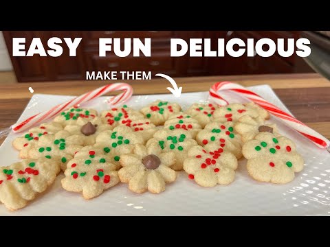 Spritz Butter Cookies: The Perfect Christmas Cookie!