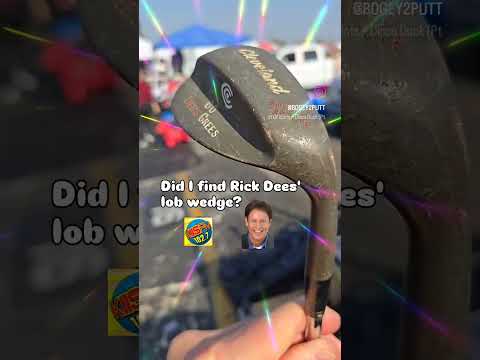 Did I find Rick Dees' lob wedge? #golf #shortgame #thift