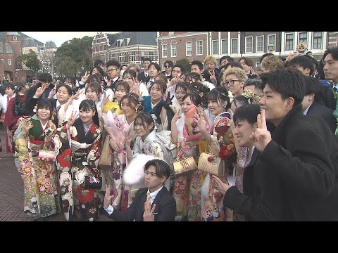 「立ち止まらず前に進む」佐世保市で二十歳を祝う式典　ハウステンボスで開催