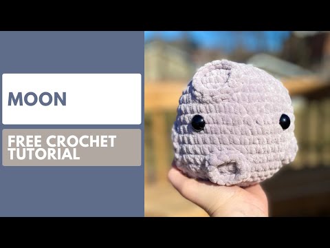 Crochet Moon | NO SEW Free Crochet Pattern