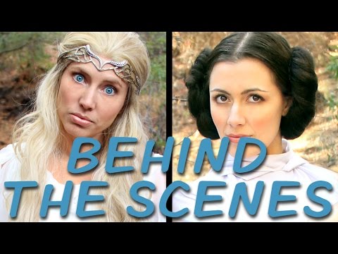 GALADRIEL vs LEIA Behind the Scenes (Princess Rap Battle) *explicit*