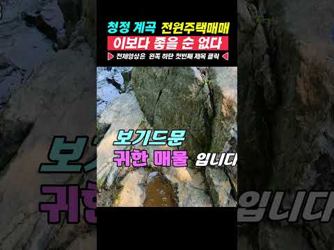 청정계곡 숲속 전원주택 별장 주택 매매 매물