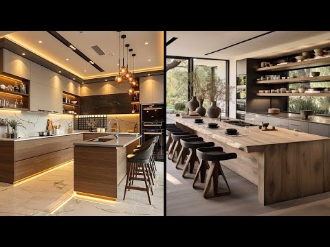 Kitchen island design /Functional islands #islanddecor #2025