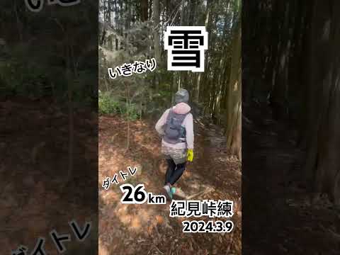 ダイトレ　紀見峠練　2024.3.9 #金剛山 #トレラン #紀見峠