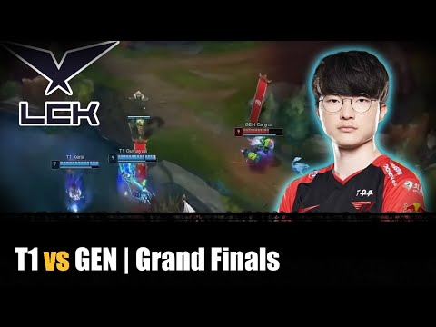 T1 vs GEN | Grand Finals | 2024 LCK Spring Playoffs 直播觀賽 Faker的一生之敵GG   LOL復盤 #lol #t1 #lck