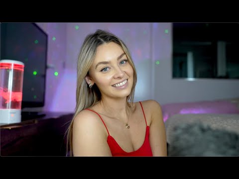 ASMR Talking You To Sleep ❤️ (Close Up Whispers, Hand Movements/Sounds)