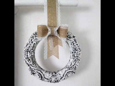 DIY Burlap Bow from Ivanka's little treasures