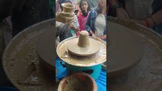 Live mud pot making Jam Street #potter #kumhar #jharkhand #jamshedpur #bihar #skills #talent #shorts