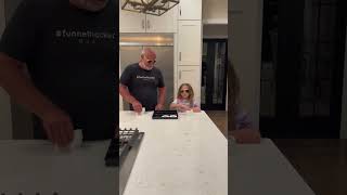 FAMILY TRIVIA NIGHT | TicTacToe! Dad vs Daughter! 😁#familyfun #Familygamenight #shorts #familyfun