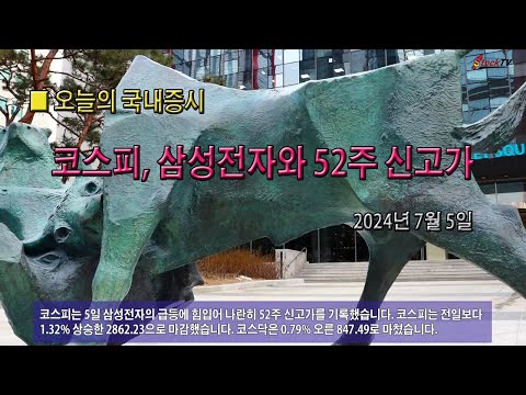 코스피, 삼성전자와 나란히 52주 신고가