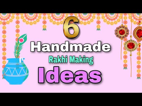 6 Easy & Beautiful Rakhi Making • Rakhi Making Ideas at Home 2023 • How to Make Easy Rakhi at Home