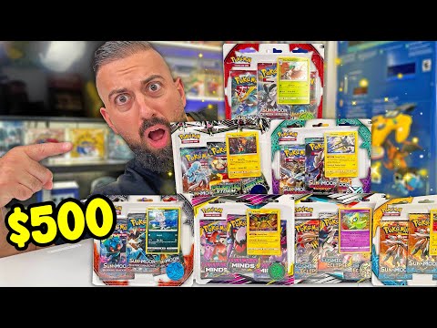 I Opened Every Pokemon 3 Pack Blister & FOUND AN ERROR! ($500)