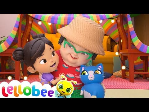 🌙 No Bedtime on the Farm? Ella’s Nighttime Adventure! 🛌✨| 🍯 Lellobee Kids Songs & Cartoons!