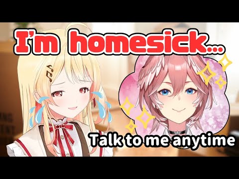 Kanade’s Reaction to Lui’s Kind Words When She Was Homesick[Hololive/EngSub/JpSub]