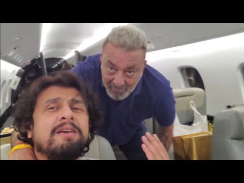 #SonuLiveD | VLog 99 | Off to Dubai once again. A hale and brave Sanjay Dutt bhai and my little ones