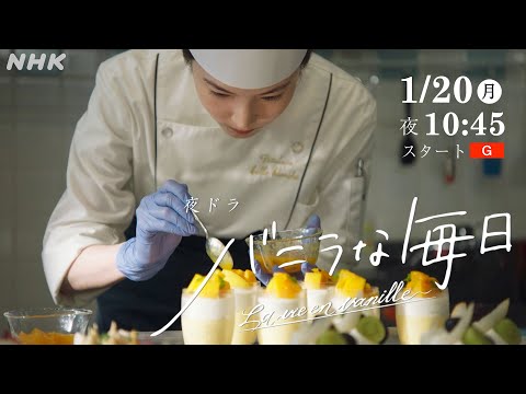 1/20 (月) スタート！夜ドラ「バニラな毎日」2分PR | 蓮佛美沙子、永作博美 出演 | NHK