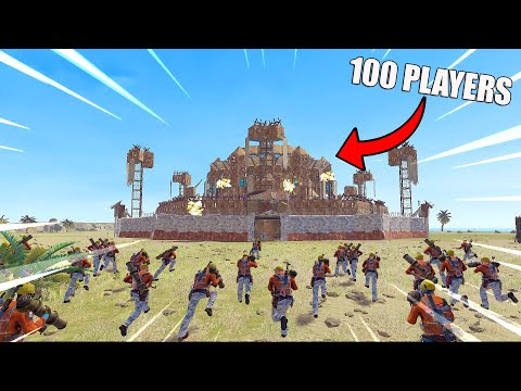 Can 100 Players Defend Against the BEST Clan in Rust?