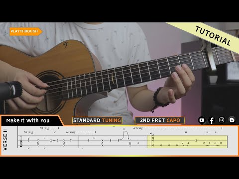 (TUTORIAL) Make It With You - Ben&Ben (Fingerstyle Guitar) Part 2