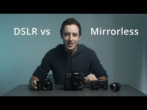 SLR vs DSLR vs Mirrorless