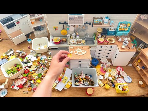 Miniature kitchen set installation ✨ASMR ✨Re-ment collection✨