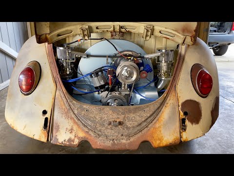 1965 VW Beetle | Engine Removal & Engine Test Stand