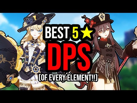 Best 5 STAR DPS Character of EVERY Element!! | Genshin Impact