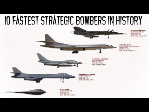 Top 10 FASTEST Strategic Bombers in History