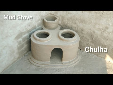 Mitti Ka Chulha desi style primitive technology Mud Stove Clay Stove By Village Home Cooking Channel