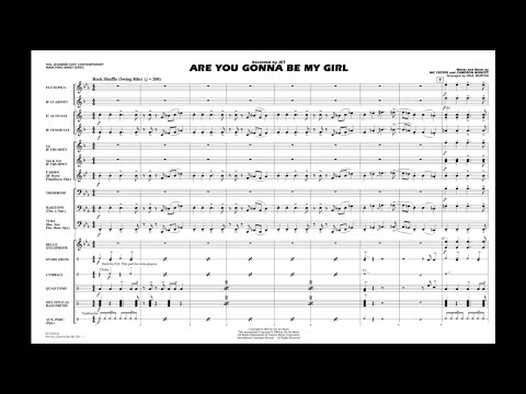 Are You Gonna Be My Girl arranged by Paul Murtha