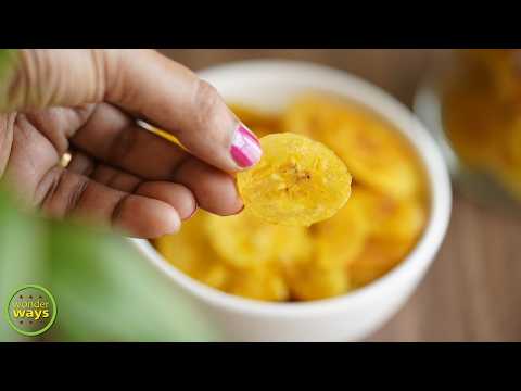 From Snack to Starter 🥳😋 | How to Make Your Own Healthy and Delicious Banana Chips at Home