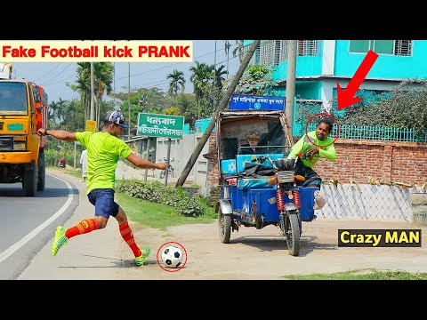 Best of Fake Football Kick PRANK in 2022 | Football Scary PRANK | Awesome Reaction | By - ComicaL TV