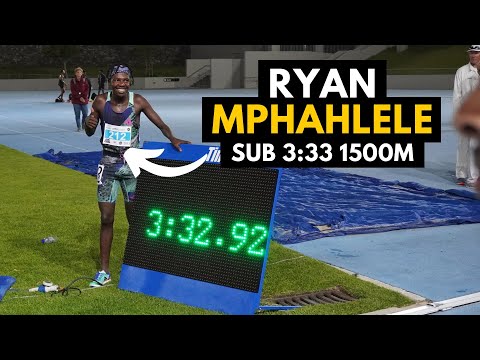 Ryan Mphahlele Sub-3:33 1500m