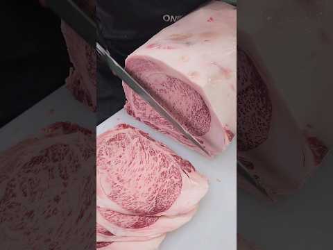 シコリのリブロースを薄く切ってみた🔪wagyubeef