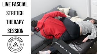 Live Fascial Stretch Therapy Session | Lower Body Complex (Hips, Low Back and Legs)