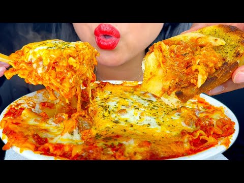 ASMR SUPER CHEESY LASAGNA