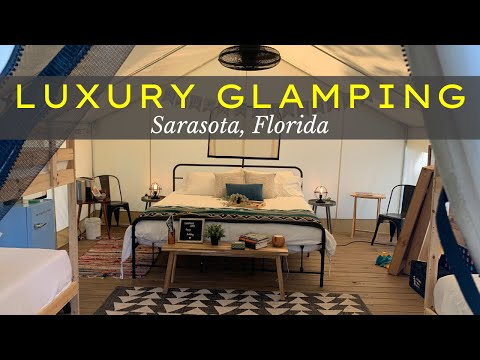 Luxury Glamping in Sarasota Florida! Oscar Scherer State Park.