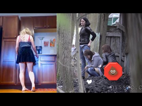 4 Girls with Diarrhea CAUGHT Farting💨 Peeing💦 Pooping💩 in Public!