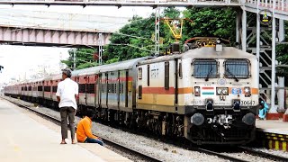 Howrah Superfast Express exhibits a notably brisk acceleration at Hoodi