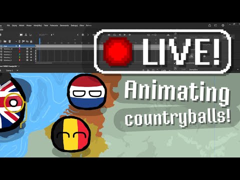 🔴 LIVE | Animating countryballs!