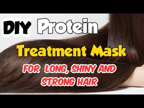 DIY Protein Treatment at home for Long, Shiny & Strong hair | Hair Protein Mask | Hair Care