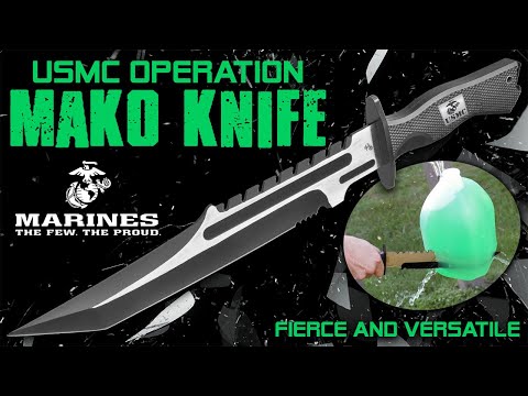 BUDK: USMC Operation Mako Knife is fierce and versatile!