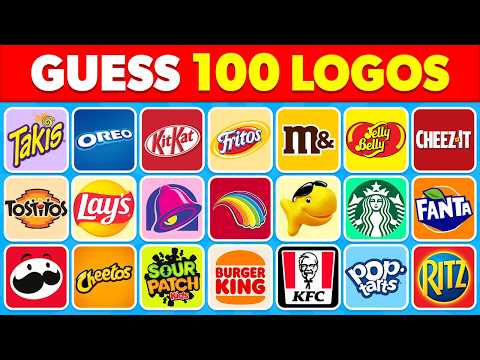 Guess The Snack Logo in 3 Seconds! | 100 Famous Logos 🍔🍫 Logo Quiz 2024