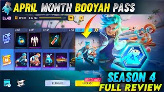 අප්‍රේල් Booyah Pass එක | Free Fire April Booyah Pass Full Review 2023 | FF Season 04 Booyah Pass