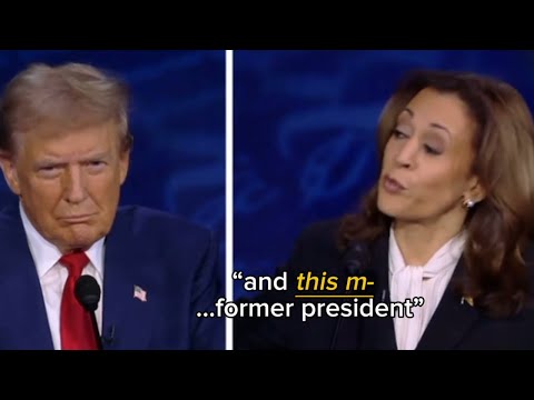 hilarious chaos that is the presidential debate between Donald Trump and Kamala Harris