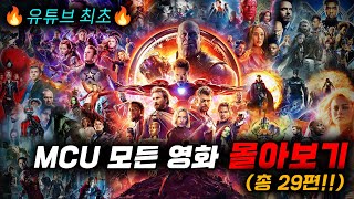 🔥 마블 "모든 MCU 영화 29편 몰아보기" 🔥[영화리뷰, 결말포함]