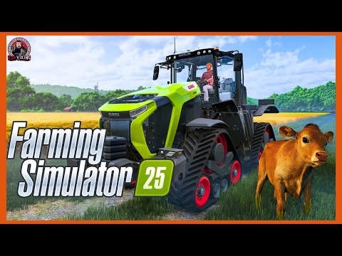 Plowing like a Pro or Cow-tastrophe?? | Farming Simulator 25 | Update & New Features!