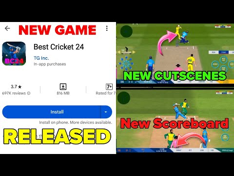 New Cricket Game Released  | New Cutscenes, New Gameplay, New Cricket Game For Android