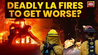 Los Angeles Fires: Race To Contain Fires As Powerful Winds Set To Fan Flames | California Fires