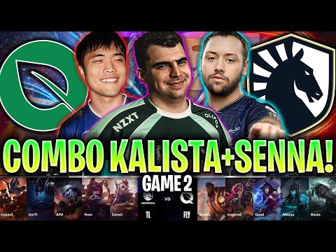 FLYQUEST DE BWIPO SACA EL COMBO KALISTA + SENNA!😱 | FLY vs TL Game 2 SWISS STAGE WORLDS 2024 LVP