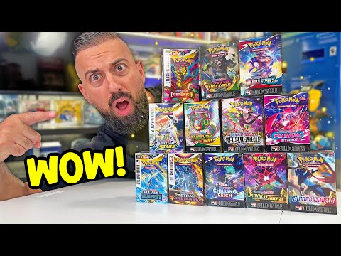 I Opened EVERY Sword & Shield Mini Booster Box Ever Made!